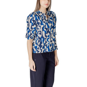 Blue Viscose Blouse