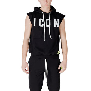 Black Cotton Hoodie