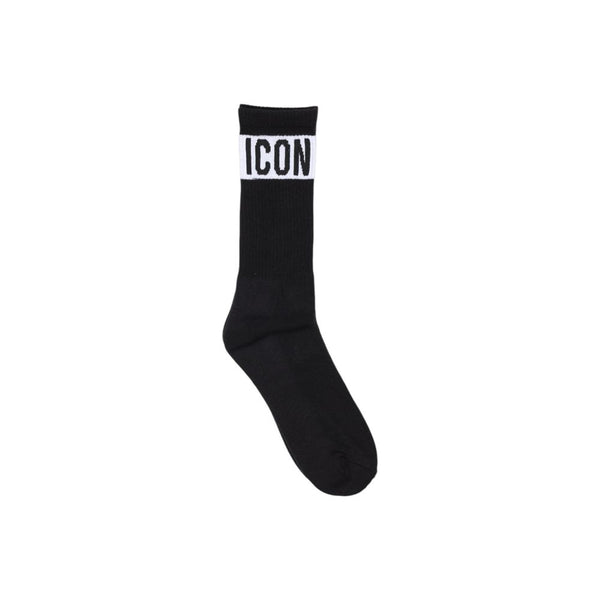 Black Cotton Sock