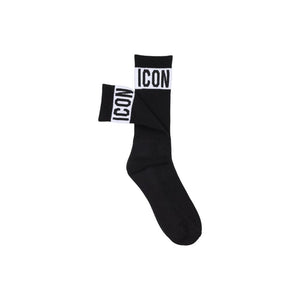 Black Cotton Sock
