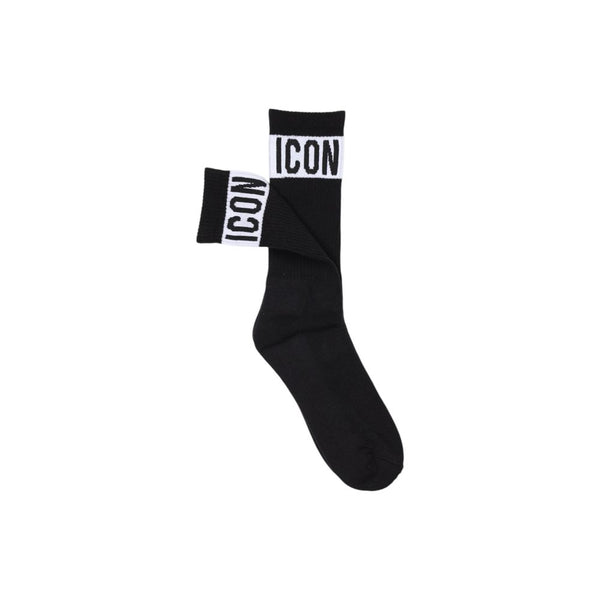 Black Cotton Sock