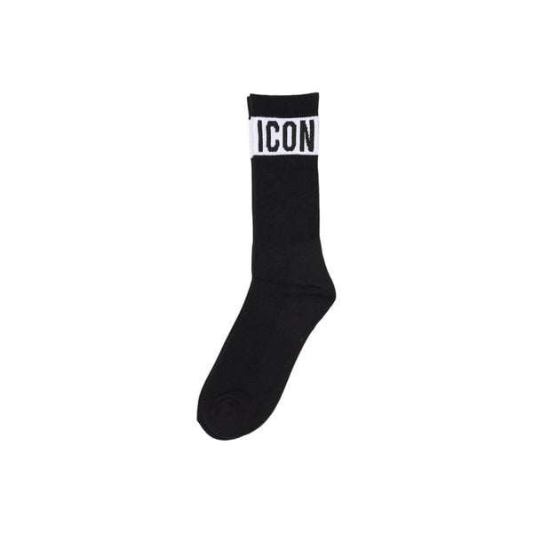 Black Cotton Sock