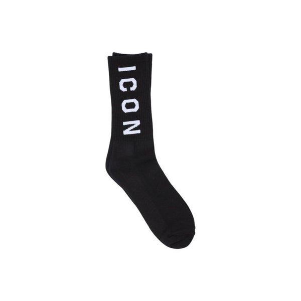 Black Cotton Sock