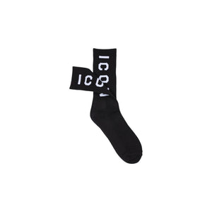 Black Cotton Sock