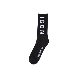 Black Cotton Sock