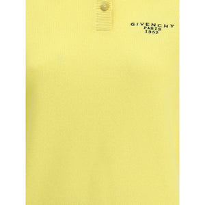 Yellow Wool Polo Shirt
