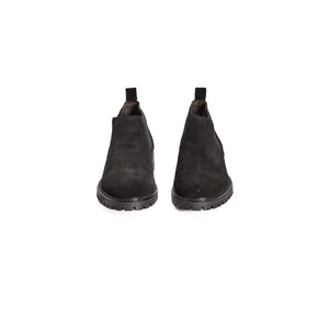 Black Calfskin Men Boot