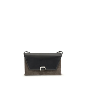 Black Leather Shoulder Bag