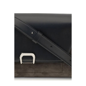 Black Leather Shoulder Bag