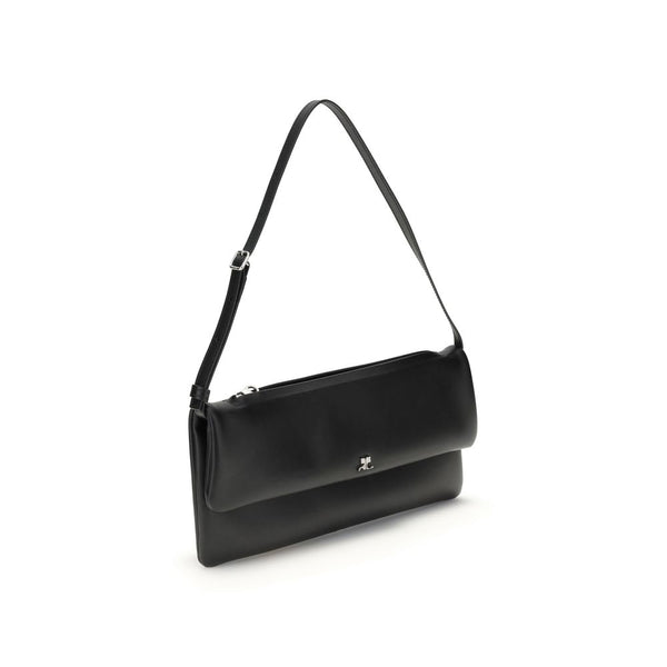 Black Calf Leather Bos Taurus Shoulder Bag
