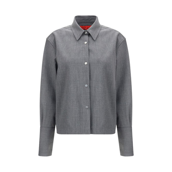 Gray Denim Shirt