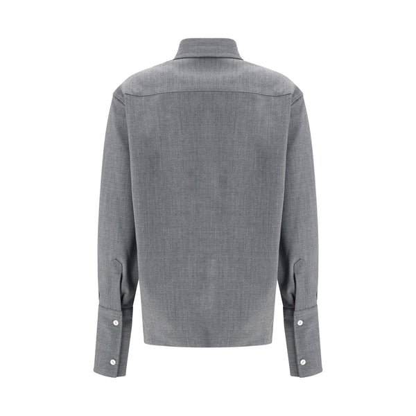 Gray Denim Shirt