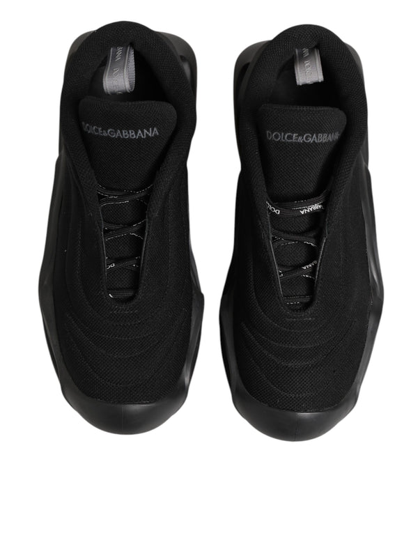 Black Lace Up Wave Low Top Men Sneaker Shoes