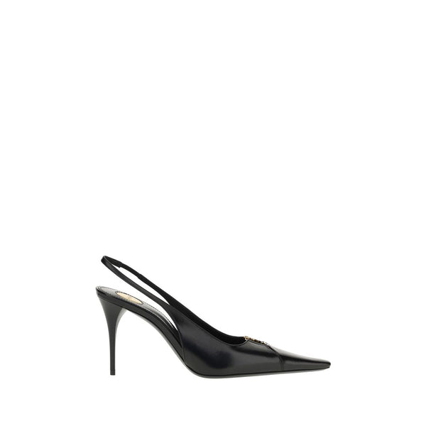 Black Calf Leather Bos Taurus High Heel Pumps