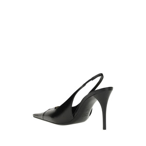 Black Calf Leather Bos Taurus High Heel Pumps