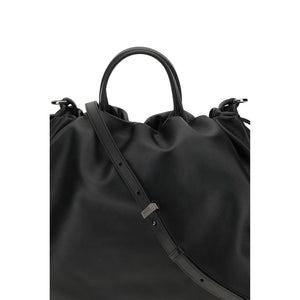 Black Calf Leather Bos Taurus Shoulder Bag