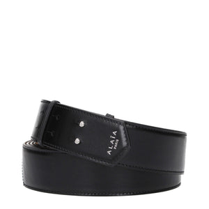 Black Leather Regular Belt