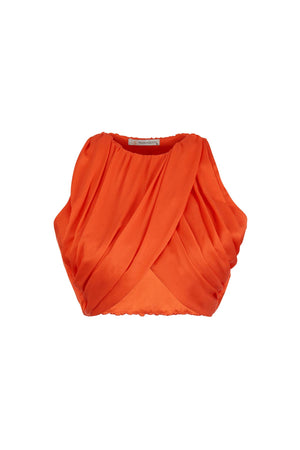 Kristin Draped Crop Top Archive