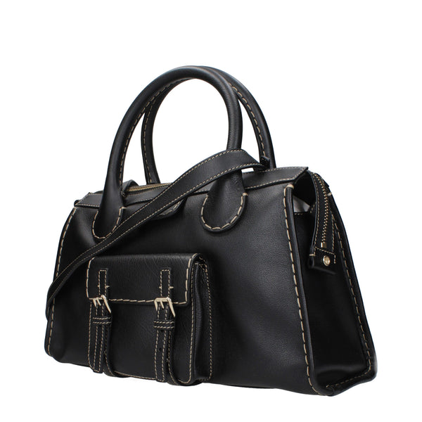 Black Leather Handbag