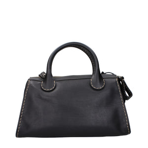 Black Leather Handbag