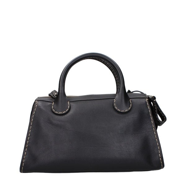 Black Leather Handbag