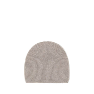 Beige Cashmere Beanie