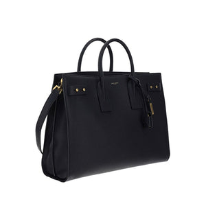 Black Calf Leather Bos Taurus Handbag