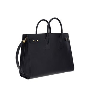 Black Calf Leather Bos Taurus Handbag