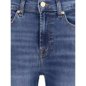 Blue Cotton Relaxed Fit Jeans