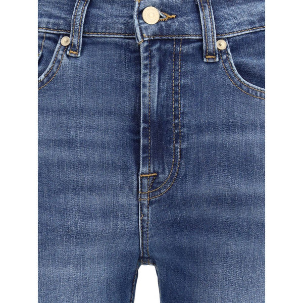 Blue Cotton Relaxed Fit Jeans