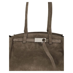 Beige Calf Leather Bos Taurus Shoulder Bag