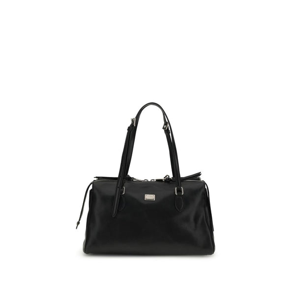 Black Calf Leather Bos Taurus Shoulder Bag