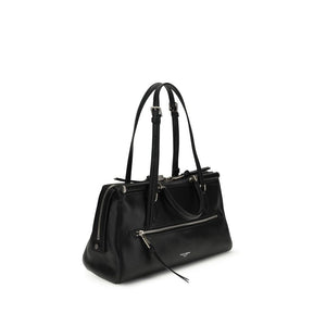 Black Calf Leather Bos Taurus Shoulder Bag