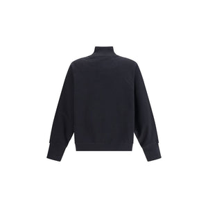 Black Cotton Sweatshirt