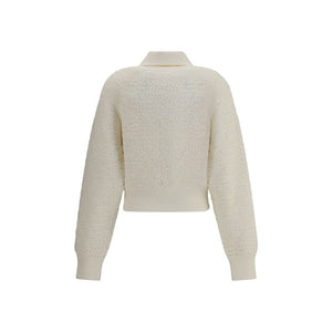 White Viscose Bomber