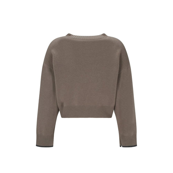 Beige Cashmere Cashmere Sweater
