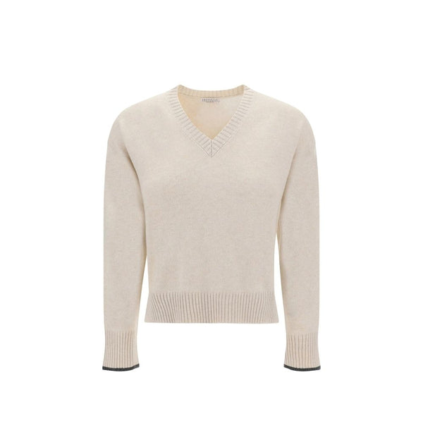 Beige Cashmere Cashmere Sweater