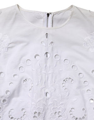White Cut Out A-line Sheath Mini Dress