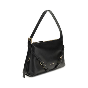 Black Calf Leather Bos Taurus Shoulder Bag