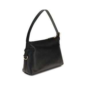 Black Calf Leather Bos Taurus Shoulder Bag