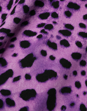 Violet Leopard Sheath Bodycon Mini Dress