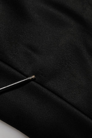 Black Crystal DG Necklace Sweatshirt Sweater