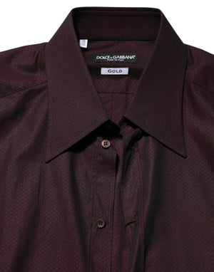 Violet GOLD Cotton Collared Dress Formal Shirt