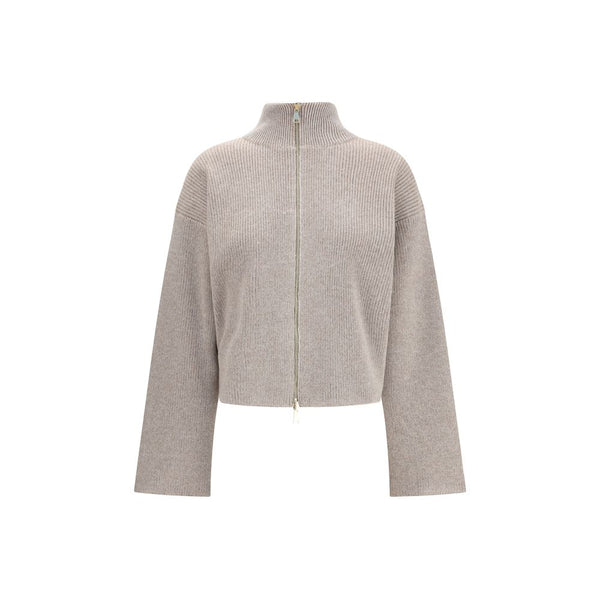 Beige Fleece Wool Coat