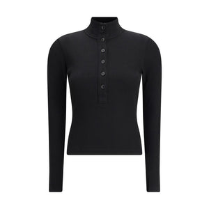 Black Cotton Longsleeve Shirt