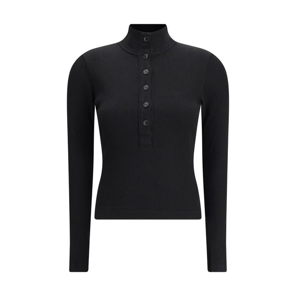 Black Cotton Longsleeve Shirt