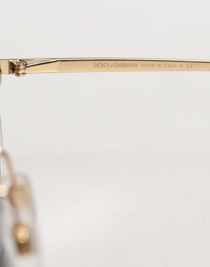 DG2228 Gold Plated Round Lenses Shades Eyewear Sunglasses