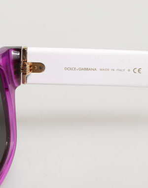 DG4356F White Acetate Aviator Shades Eyewear Sunglasses