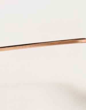 DG2215K Gold Metal Round Shades Eyewear Sunglasses