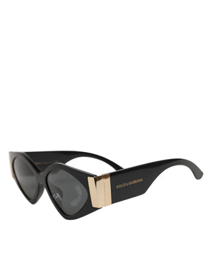 DG4396 Gray Gradient Black Irregular Frame Sunglasses